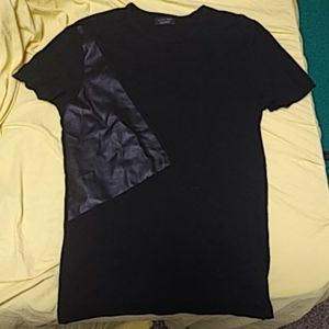 Zara Man Asymmetrical Panel Shirt